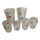 Water glasses card game
