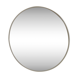 Miroir moderniste rond années 70 80