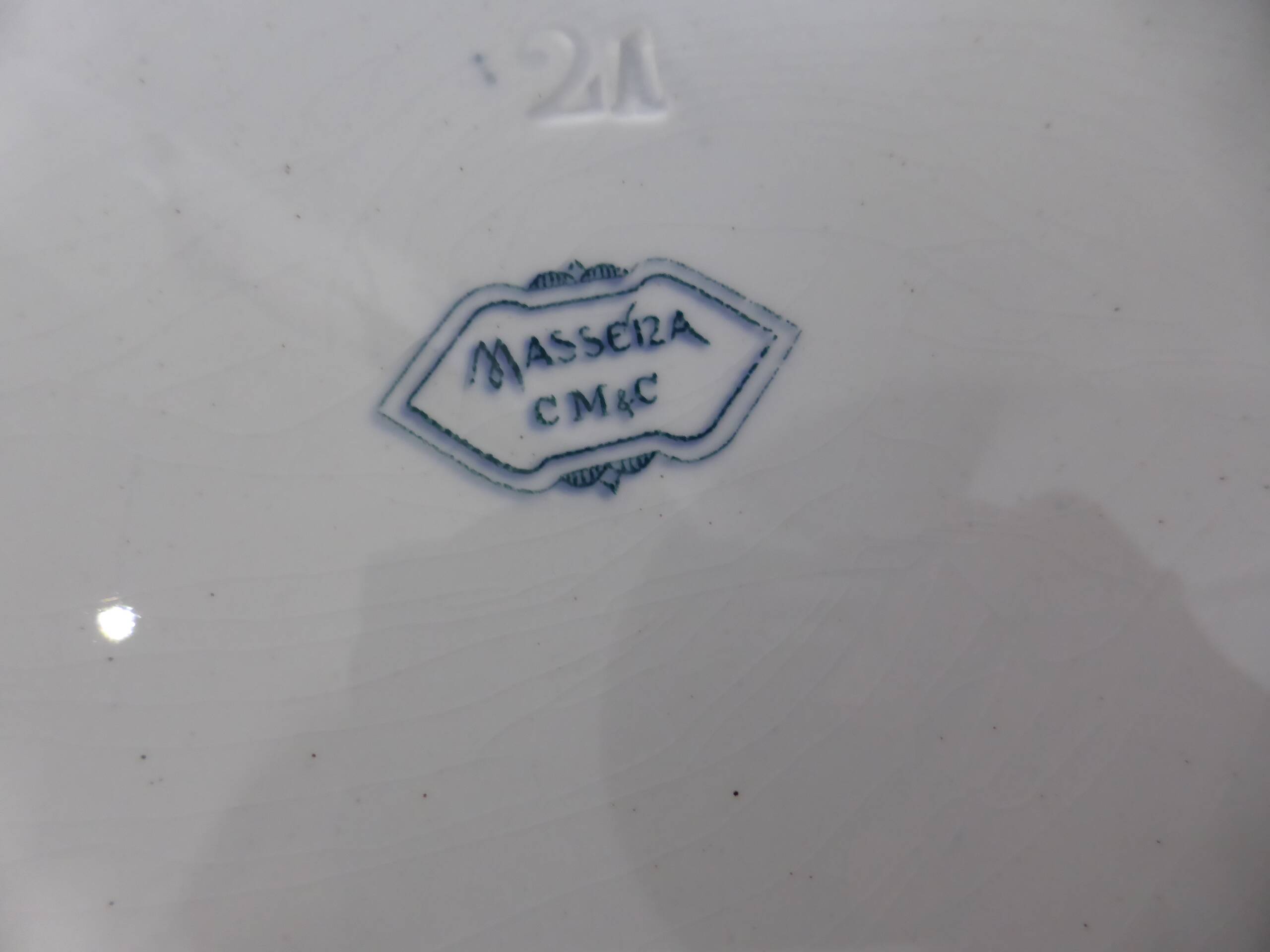 4 vintage dinner plates from CM&C, Massena model 220604