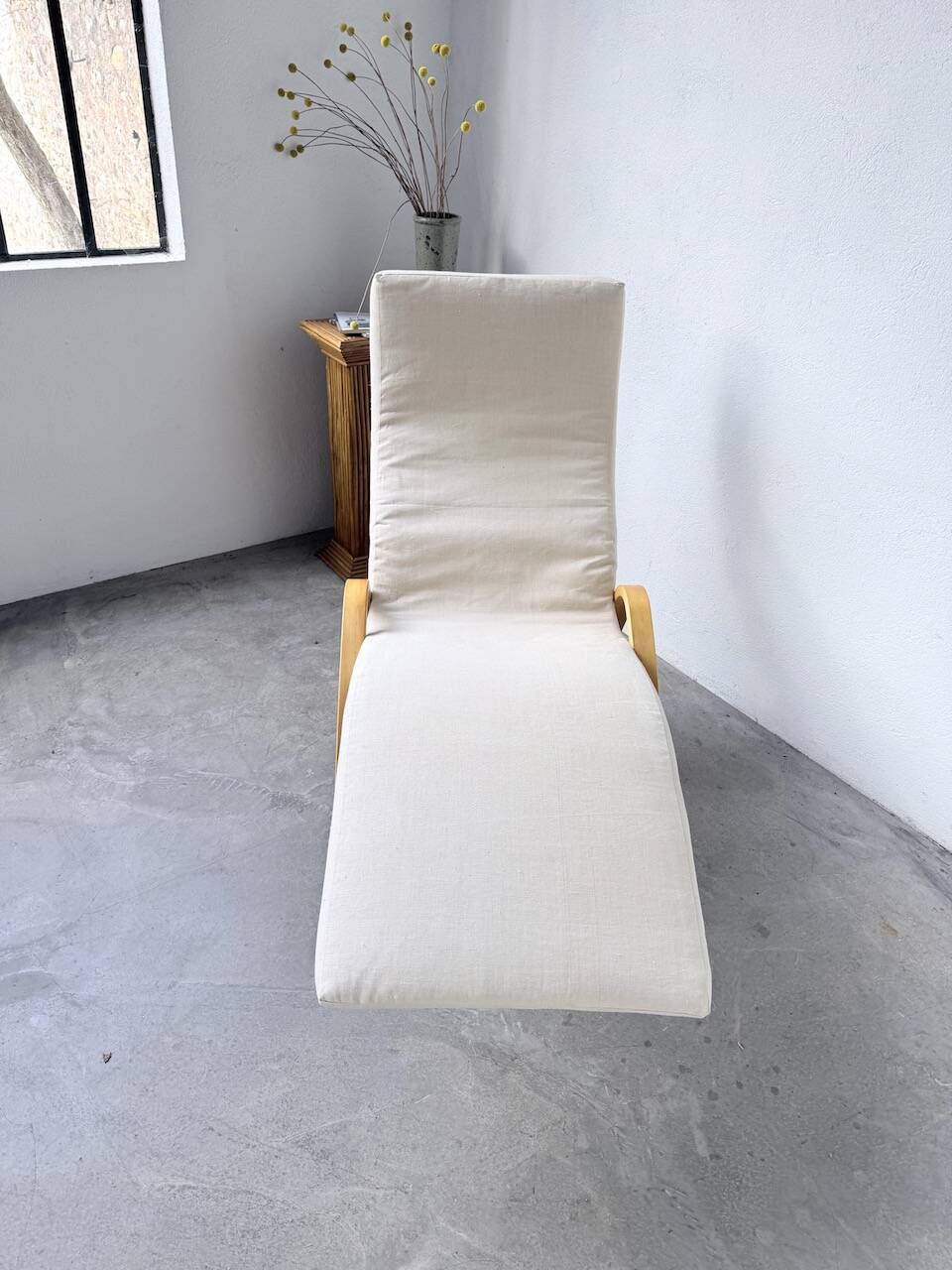 Transat hêtre bois courbé Ikea vintage Kim Samson