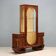 Vintage display cabinet in burl veneer, design, Italy, 1920s-1930s
