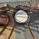 Lot de 5 chaises bistrot Buchon en bois courbé