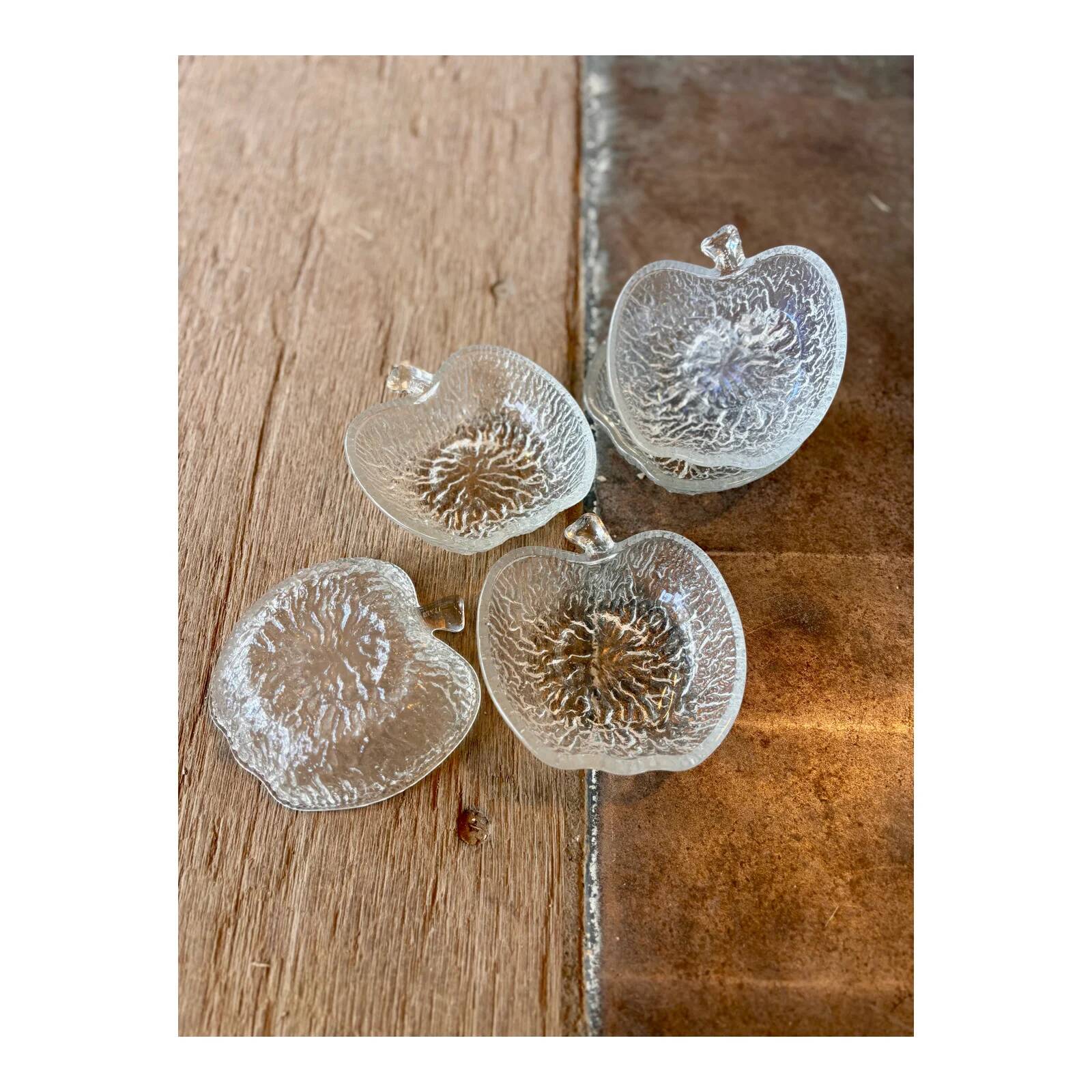Set of vintage bowls, apple
