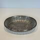 Set of two baskets / catchalls made of silver-plated wire.