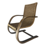 Cantilever wicker cord chair, 1930s