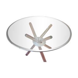 Table repas en verre roche bobois