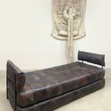 Vintage design leather sofa daybed ‘Patchwork’