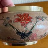 Cloisonné enamel candy box 70s