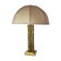 Faux bamboo brass lamp, France, 1970