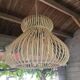 Natural rattan pendant light