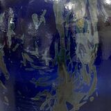 Jar, large exterior glazed ceramic pottery