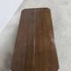1960s Brutalist style rectangular coffee table with cut corners