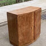 1960s wooden Art Deco buffet with 2 doors