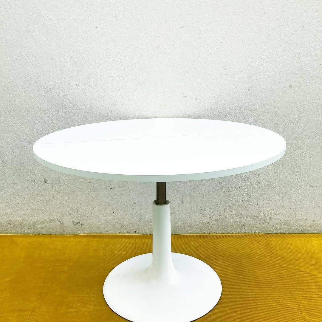 Tulip table 100cm adjustable in height and width