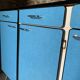 Buffet formica bleu