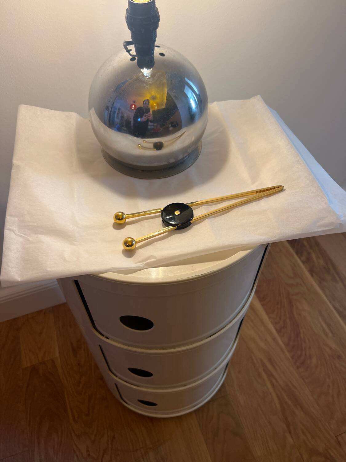 Sugar tongs. Confectionery. Ice cubes