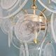 Murano glass disc chandelier, Italy, 1970s