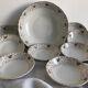 Salad bowl and cups, art of the table, Moulin des loups, Blois service