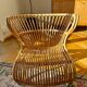 Fauteuil en rotin design danois
