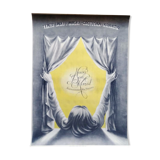 Teatr lalki i maski original Polish Theater poster of 1968