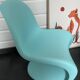 Chaise pour enfant turquoise de Verner Panton, Vitra