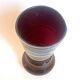 Garnet glass vase 60s