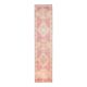 Vintage Turkish Hand-Knotted Wool Cotton Pink Runner Rug 80x365