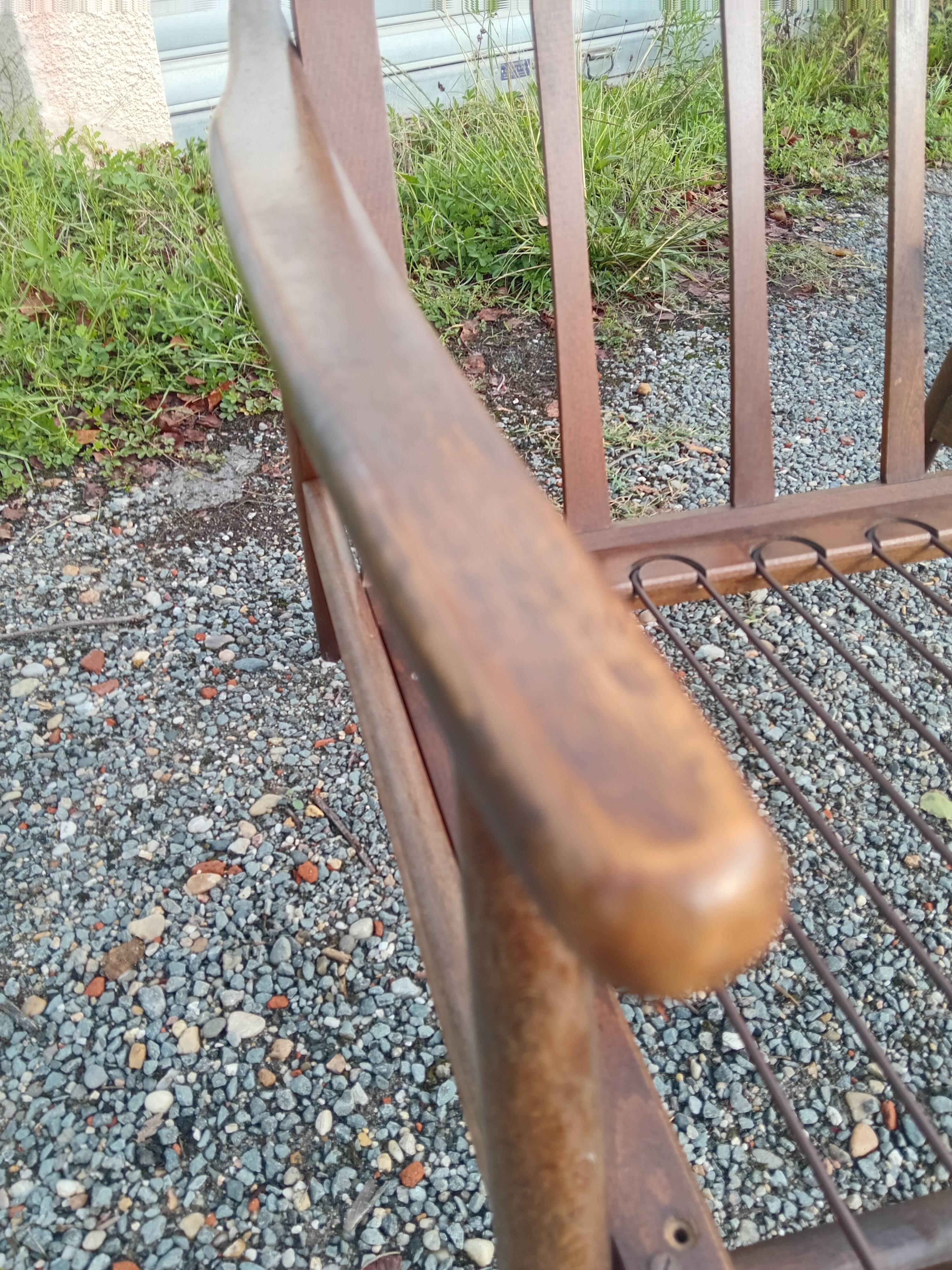 Paire de fauteuils boomerang, années 70