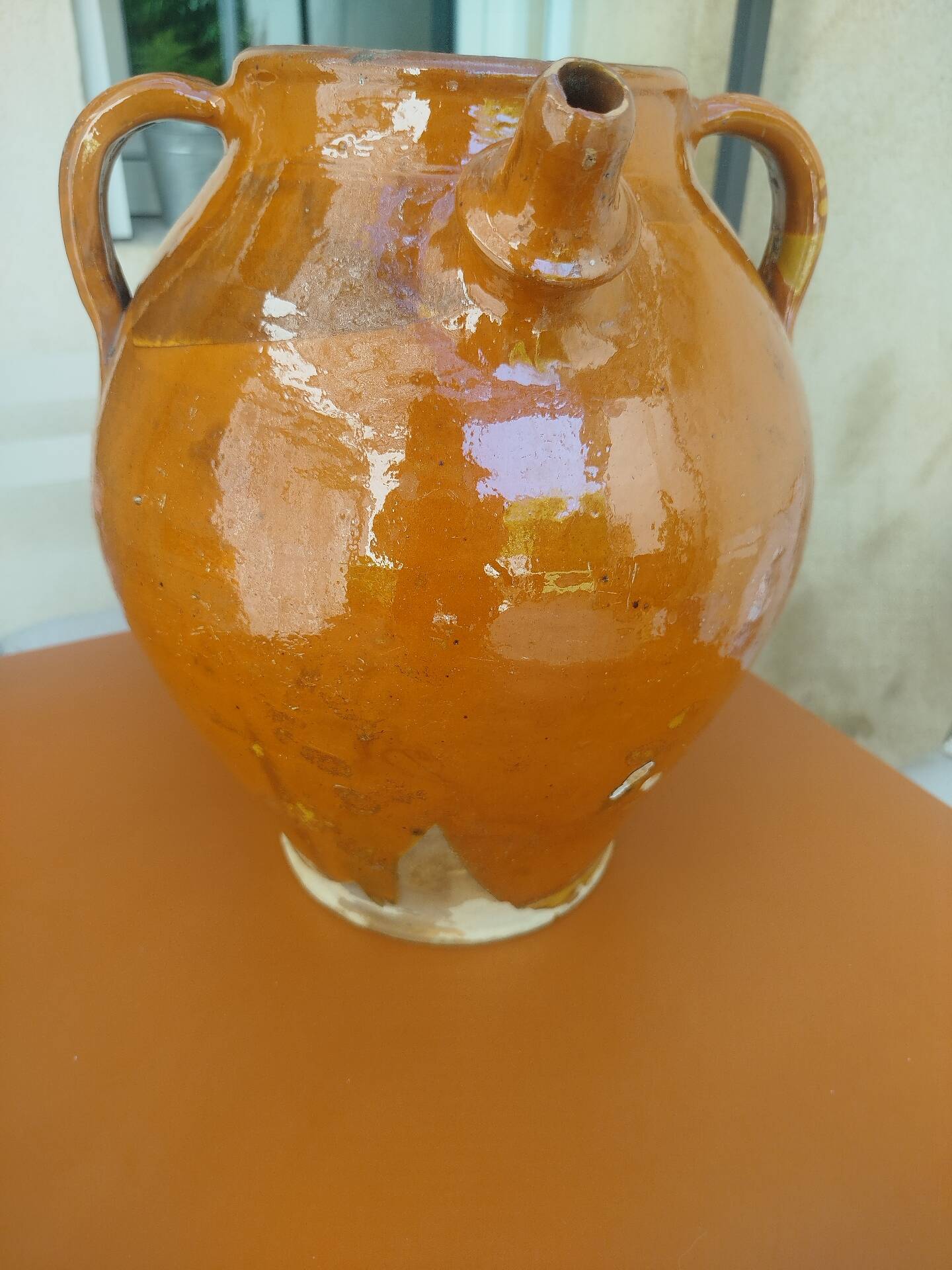 Glazed earthenware bowl