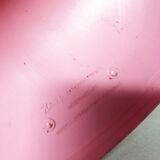 Pink and white "Tam Tam" stool, 1970