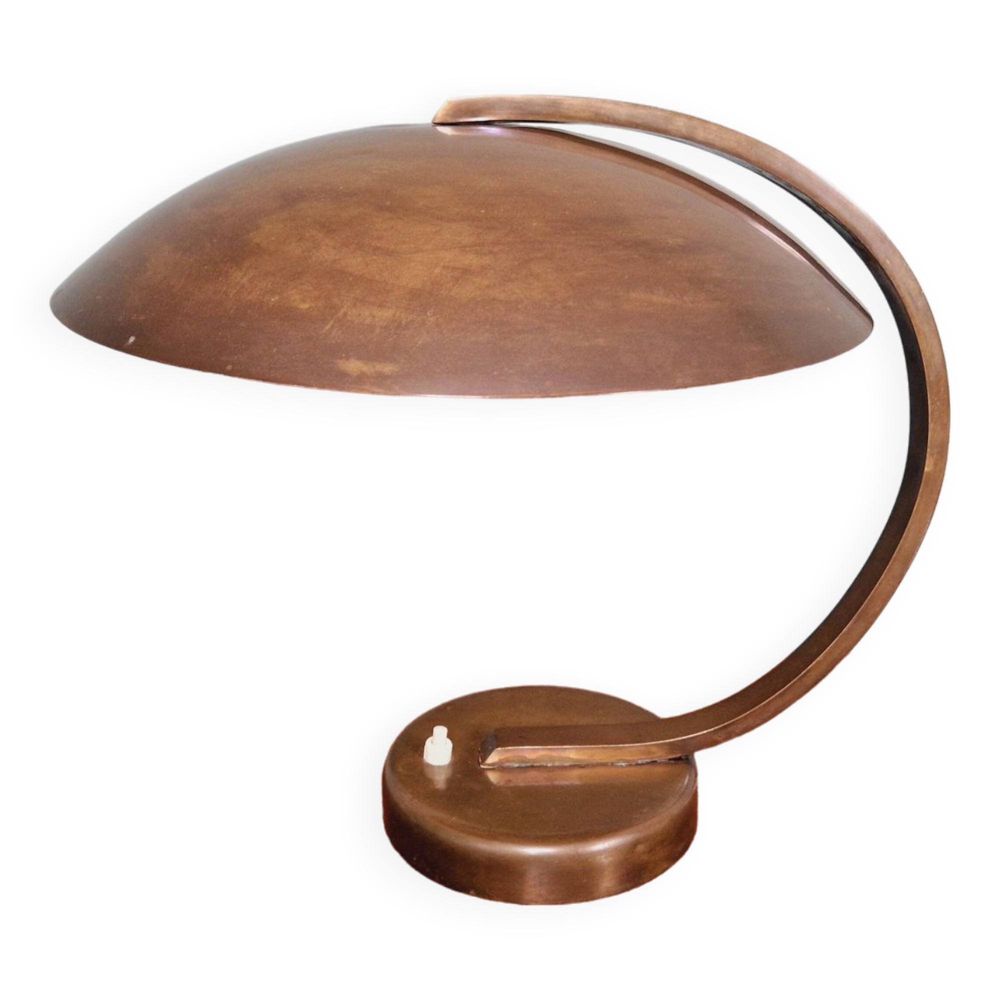 Bauhaus brass desk lamp, Egon Hillebrand