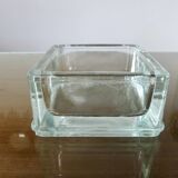 Pavé de verre , cendrier, signé LUMAX, recuit, années 40 50, Le Corbusier