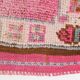 Soft Pink Turkish Vintage Runner Rug, 93x335Cm