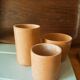 3 terracotta pencil pots