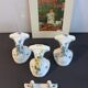 set de 4 patères en porcelaine Manufacture de Couleuvre