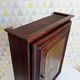 Antique wooden and brass bathroom cabinet 40/50s