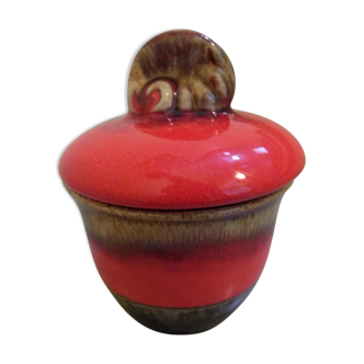 Vallauris ceramic sugar bowl from the 60s