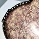 Ebonized Beech Gueridon with a Broccatello Marble Top, Italy
