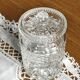 Confit jar / honey pot in signed Waterford crystal