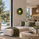 Grande applique ou suspension verte zellige