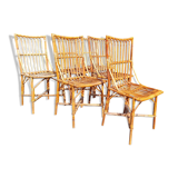 6 rattan chairs