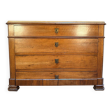 Louis Philippe period walnut commode