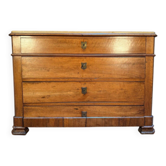 Louis Philippe period walnut commode