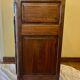 Buffet en bois massif, 1 porte, 1 tiroir