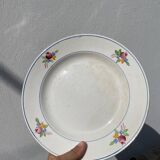 4 assiettes plates Gien floral