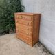 English commode with white handles