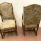 Paire de fauteuils de style renaissance en hêtre teinté XX siècle