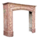 Louis XIV Style Fireplace In Purplish Brocatelle Marble Circa 1880