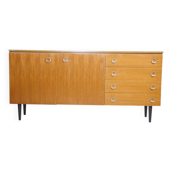 Buffet, commode en teck, années 60