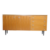 Teak vintage sideboard chest of drawers mid-century cabinet 60s